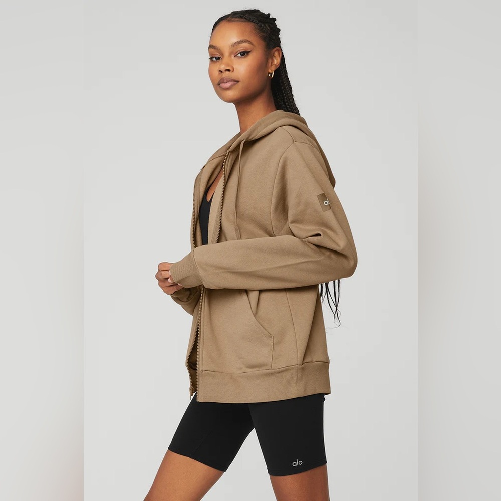 WORN ONCE Alo Everyday Full Zip Hoodie - Women’s Large